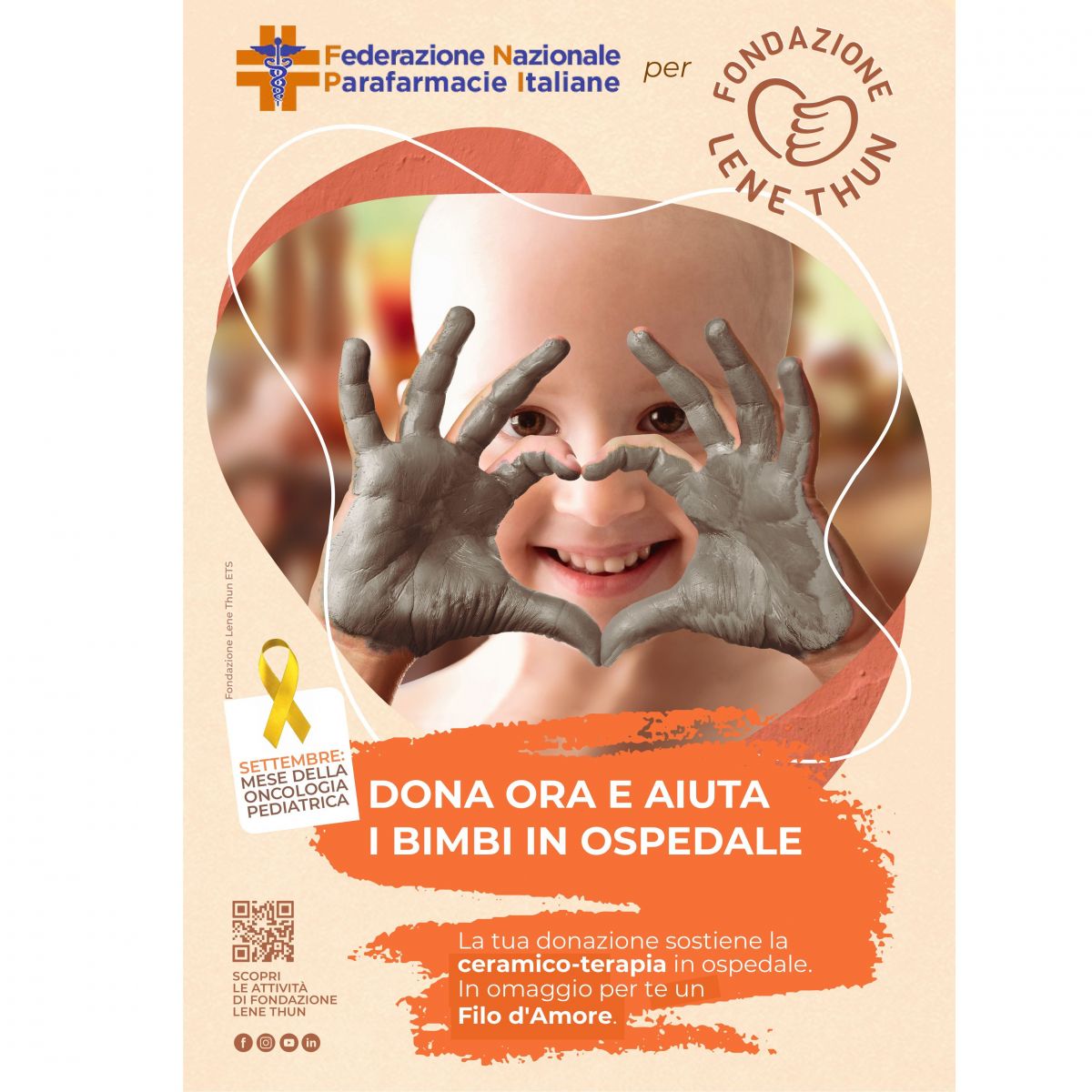 Le parafarmacie Italiane al fianco dei bambini malati oncologici con la Fondazione Lene Thun